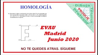 Homología EVAU MADRID MODELO 2022 10HOMÓLOGO DE POLÍGONO EN FORMA DE F Dibujo técnico [upl. by Notyalc286]