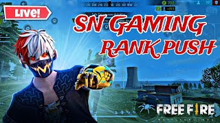 SN GAMING LIVE RANK PUSH💀  FREE FIRE MAX  LIVE🔴 [upl. by Halak857]