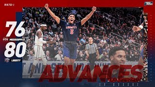 Mississippi State vs Liberty First round NCAA tournament extended highlights [upl. by Gabbey711]