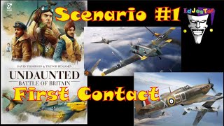 Undaunted Battle of Britain Scenario 1 First Contact Solo Playthrough [upl. by Florence260]