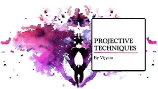 Projective Technique [upl. by Oiramad]