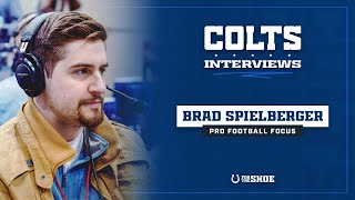 PFFs Brad Spielberger on Colts Top Offseason Needs  NFL Combine Interview [upl. by Goodman]