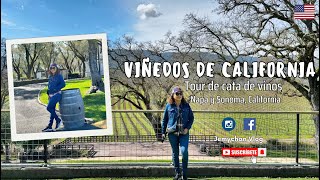 Viñedos de California Estados Unidos 🍇Cata de vinos en Napa Valley y Sonoma 🍷 [upl. by Schnell]