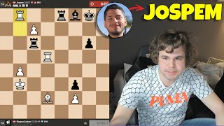 Magnus crushing Jospem without any excuses chessgames [upl. by Cattier]