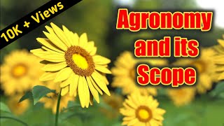 no1trending ecohillagri What is Agronomy Scope of Agronomy Bsc Agriculture [upl. by Grinnell]