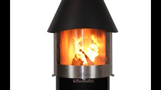 Firestar DN 700 Swing Glas Gartenkamin [upl. by Stafani]