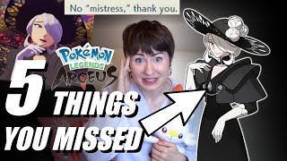 Pokemon Legends Arceus  5 THINGS YOU MISSED  Cogita [upl. by Osi]