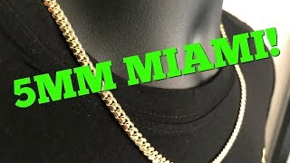 5MM Miami Cuban the perfect everyday chain [upl. by Atin]