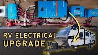 RV Electrical System Solar and Lithium Battery Upgrade  StarttoFinish Guide [upl. by Niledam]