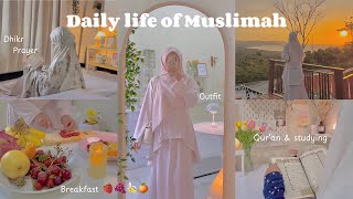 4AM Diaries ⋆Muslimah edition⋆ ꒰ productive islamic habits peaceful ꒱ [upl. by Alethia]