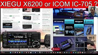 XIEGU X6200 or ICOM IC705 [upl. by Ivzt]