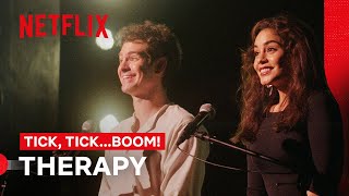 Andrew Garfield and Vanessa Hudgens Perform Therapy  tick tickBOOM  Netflix [upl. by Nuahs]