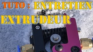 Tuto utilisation et entretien de son extrudeur dimprimante 3D [upl. by Oflodur821]