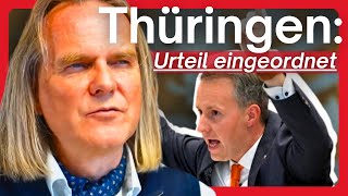 Urteil zum Thüringer Landtag  Diskontinuität und Strategem 23  Prof Dr Christian Rieck [upl. by Barger]