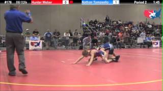 FILAJRFS 55 KG  12125 lbs Hunter Weber advance vs Nathan Tomasello Burnett [upl. by Kraus]