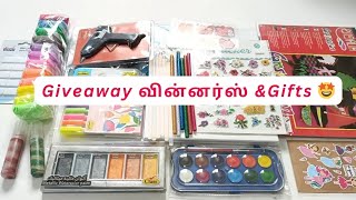 giveaway winners  giveaway gifts in tamil revas arts [upl. by Vincentia881]