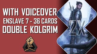 Gwent  Nilfgaard Enslave 7  36 Cards Kolgrim Deck 112  Addictive Play [upl. by Ayres]