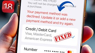 How To Fix Your Payment Method Was Declined Update it or Provide a new payment method and try again [upl. by Kirit]