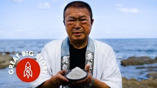 The Japanese Technique for Harvesting Sea Salt by Hand [upl. by Kcireddor995]