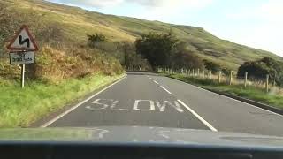 Hartside pass Cumbria by car [upl. by Rotberg746]