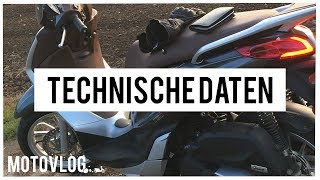 Piaggio Medley 125ccm  Technische Daten amp Erfahrungen │MOTOVLOG 05 [upl. by Llenil380]