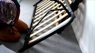 HOW TO PUT TOGETHER AN IKEA LYCKSELE 2 SEATER SOFA BED DIY [upl. by Atsedom]