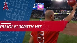 Albert Pujols joins the 3000hit club [upl. by Nylavad92]