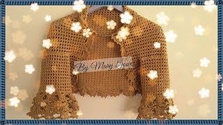 Coprispalle ad uncinettoCrochet shrug [upl. by Nahtanaj]