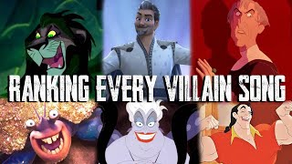 Ranking Every Disney Villain Song [upl. by Evonne87]