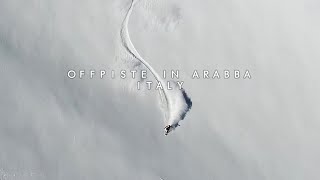 Offpiste in Arabba amp Marmolada Dolomites  DJI Mavic Mini Drone Footage [upl. by Nymsaj871]