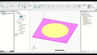 How to design a circular microstrip antenna with coaxial feed for operating at 244 GHz [upl. by Roobbie]