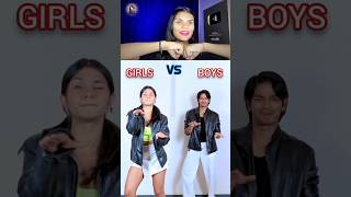 GIRLS VS BOYS DANCE 16 song dance short [upl. by Ahsetra]