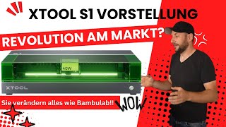 XTool S1 Laser SchrittfürSchritt Anleitung – Unboxing Aufbau amp erste Nutzung [upl. by Naut]