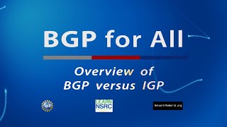 Overview of BGP versus IGP [upl. by Enaamuj]