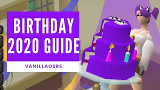 Cat Ears 🐱 OSRS Birthday Event 2020 Guide 🎉 [upl. by Aryahay]