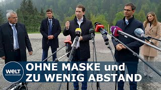 WELT DOKUMENT Kanzler Kurz auf Kuschelkurs  Erster offizielle Besuch außerhalb Wiens [upl. by Aynnek]