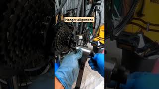 Derailleur hanger alignment [upl. by Aneehta]