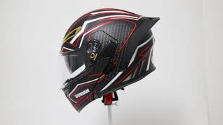 SOMAN SM955S flipup double visor helmetDOT certification [upl. by Nimad]