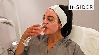 Rosé Facial in New York City [upl. by Kerat]