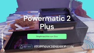 Powermatic 2 Plus Elektrische Stopfmaschine  Zigaretten einfach stopfen [upl. by Weldon]