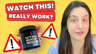 NITRIC BOOST ULTRA  ⚠️🚨BIG BEWARE🚨⚠️ NITRIC BOOST ULTRA REVIEW  NITRIC BOOST ULTRA REVIEWS [upl. by Joseito]