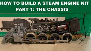 How to Build a Basic HO Scale Steam Engine Kit Part 1  The Chassis [upl. by Neesay892]