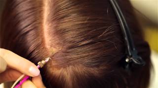 How to install Hair Feather Extension Tutorial  Hair feathers Moonlight Feather [upl. by Grossman]