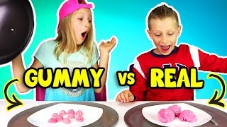 GUMMY vs REAL FOOD 3 [upl. by Doggett]