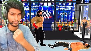 Can I Win WWE Elimination Chamber Match In Wrestling Revolution 3D  MrKuldeep [upl. by Nolad]