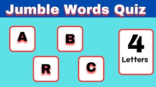 Jumble Words  Word Puzzle  Guessing Game  Word Games  Rearrange The Words [upl. by Leasia670]