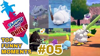 PART 05 Pokemon Sword and Shield TOP FUNNY amp CUTE MOMENTS COMPILATION [upl. by Gaughan]