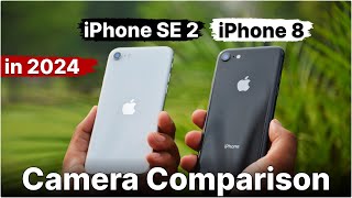 iPhone SE 2020 vs iPhone 8 Camera Test 2024🔥  Detailed Comparison in 2024 [upl. by Hollenbeck554]