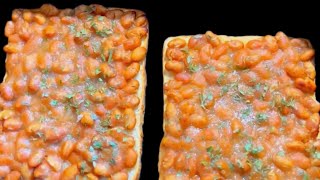 AIR FRYER BEANS TOAST RECIPE [upl. by Maurilla]