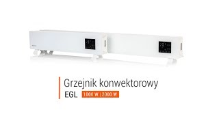 Energooszczędne grzejniki konwektorowe Warmtec z serii EGL [upl. by Suedaht310]